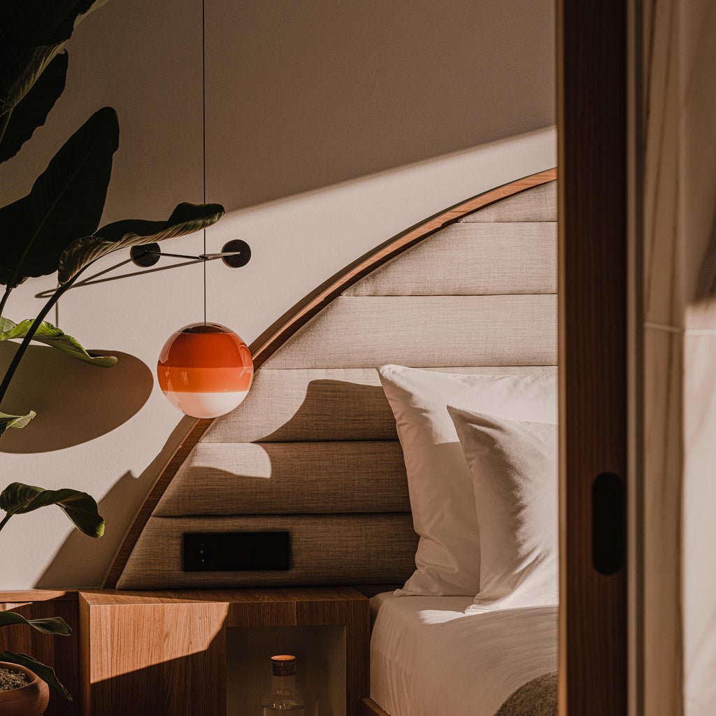 Dipping Pendant Light-Neutral Decor