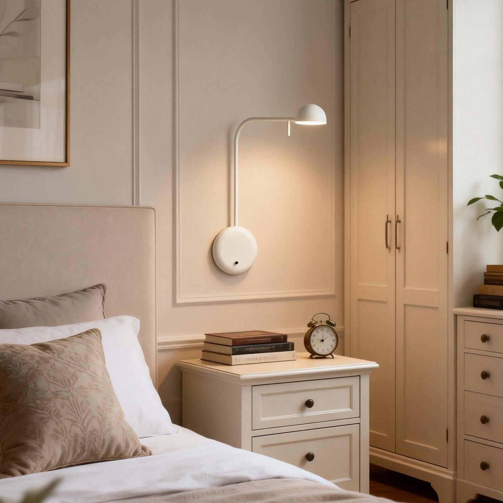 Disc Base Dome Wall Sconce-Neutral Decor