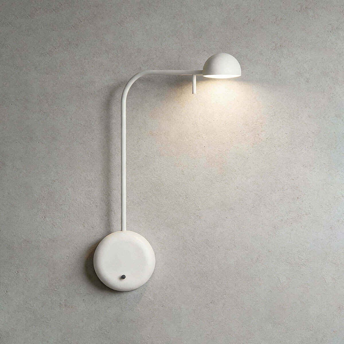 Disc Base Dome Wall Sconce-Neutral Decor