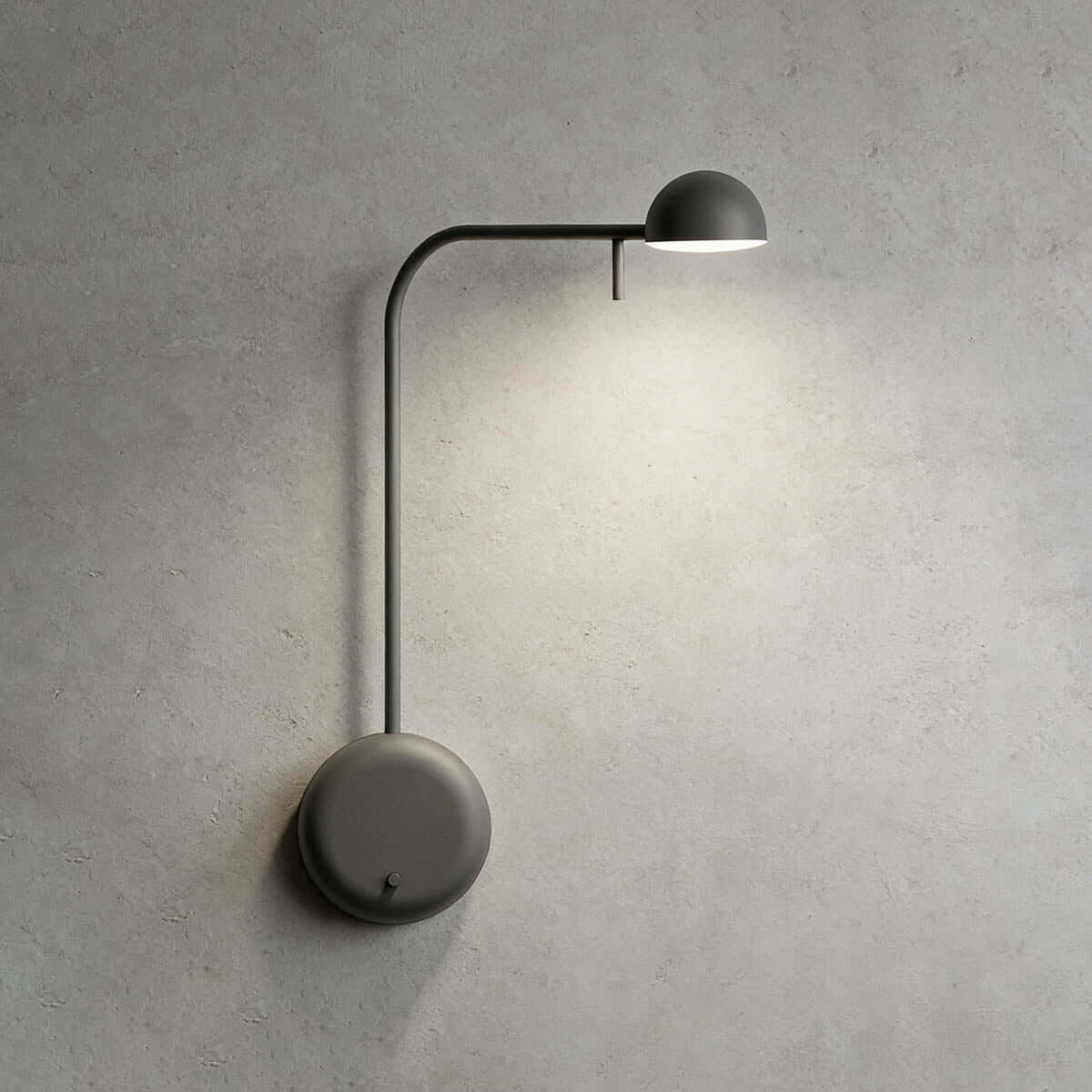 Disc Base Dome Wall Sconce-Neutral Decor