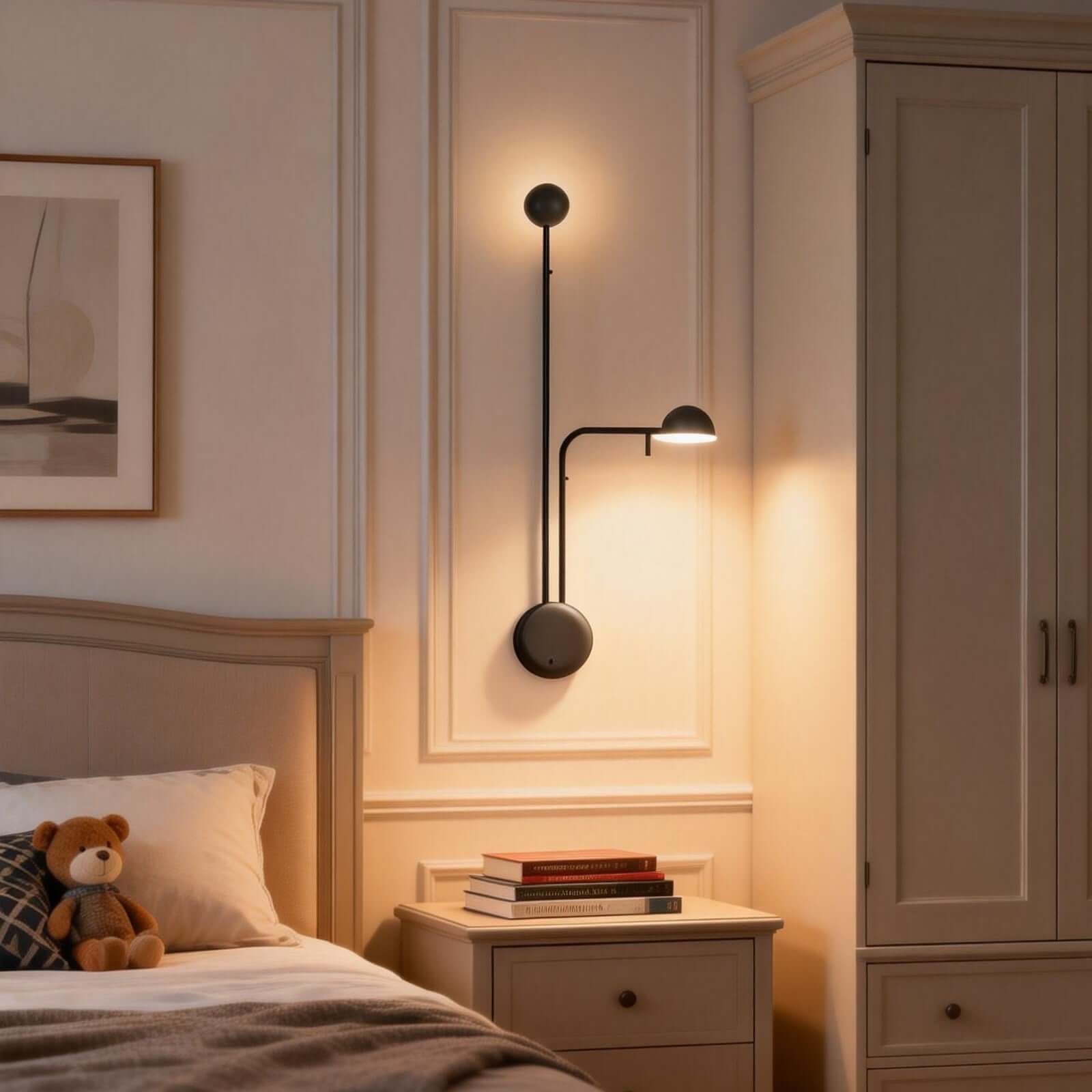 Disc Base Dome Wall Sconce-Neutral Decor