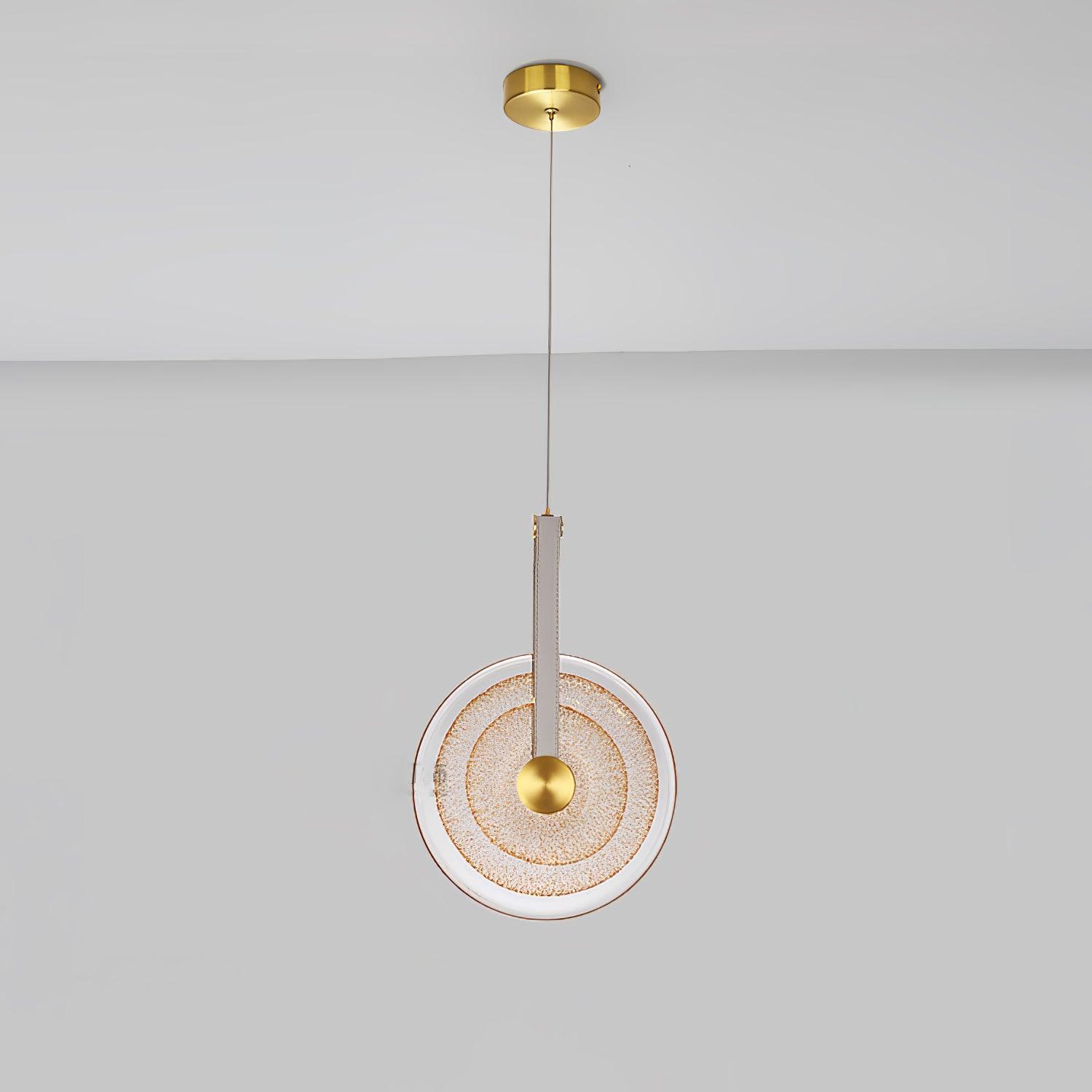 Zusk Leather Classic Pendant Lamp-Neutral Decor