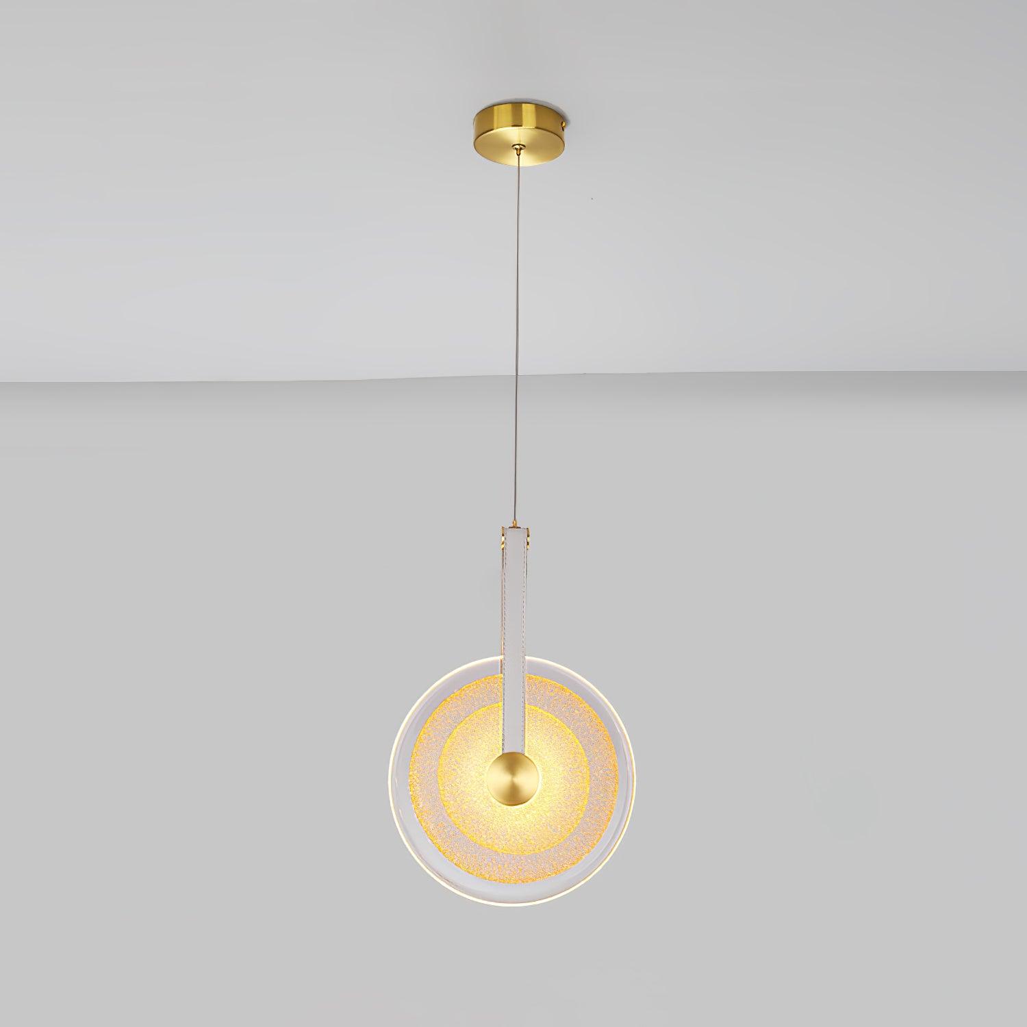 Zusk Leather Classic Pendant Lamp-Neutral Decor
