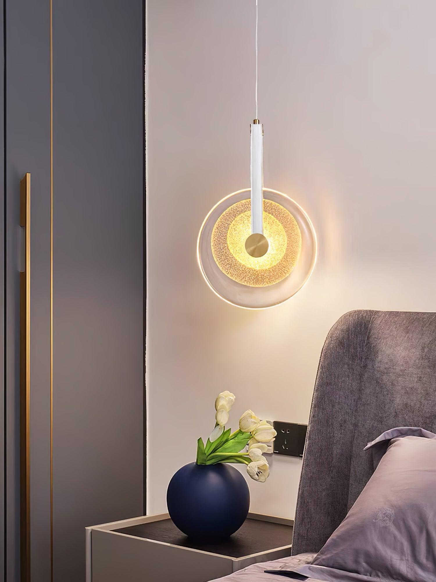 Zusk Leather Classic Pendant Lamp-Neutral Decor