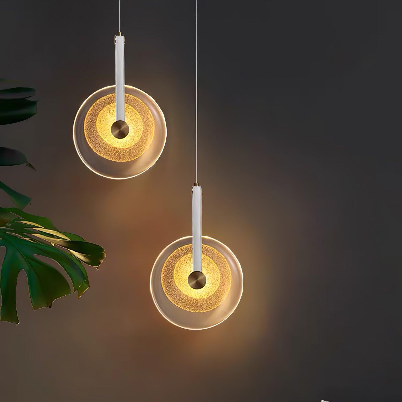 Zusk Leather Classic Pendant Lamp-Neutral Decor