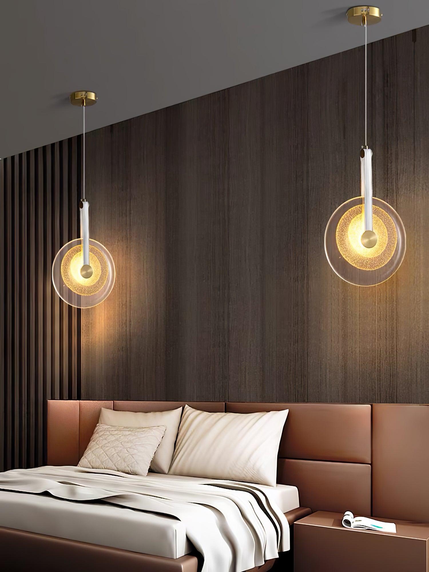 Zusk Leather Classic Pendant Lamp-Neutral Decor