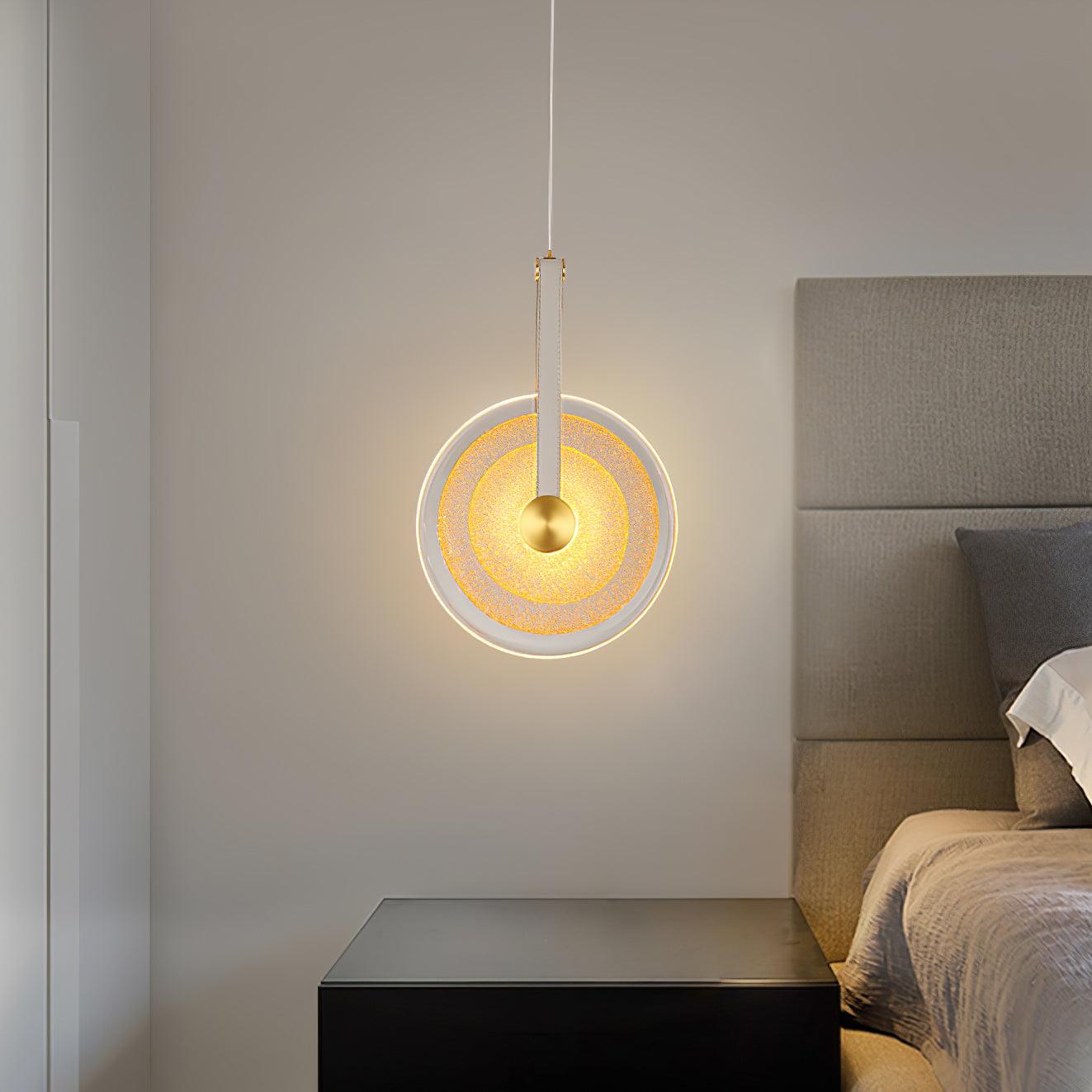 Zusk Leather Classic Pendant Lamp-Neutral Decor