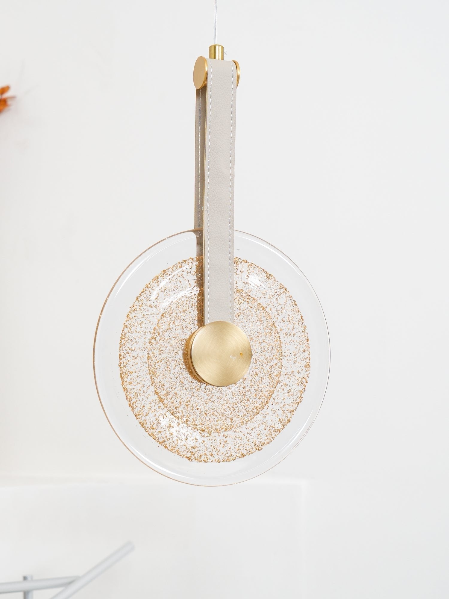 Zusk Leather Classic Pendant Lamp-Neutral Decor