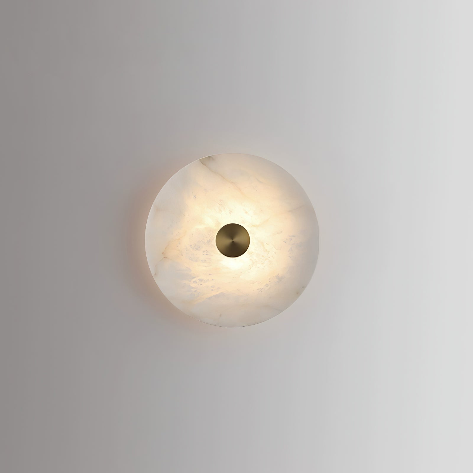 Selina Minimalist Alabaster Ceiling Light-Neutral Decor