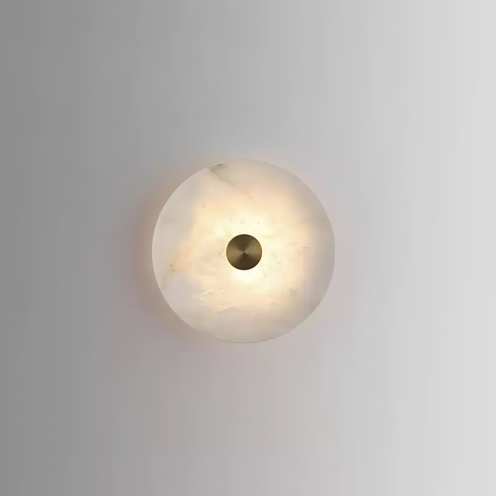 Selina Minimalist Alabaster Ceiling Light-Neutral Decor