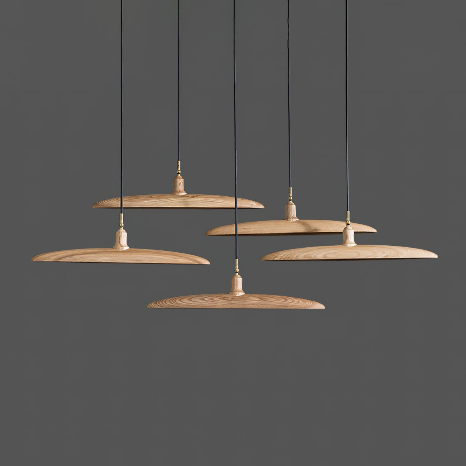 Zelirira Blade Wood Pendant Light-Neutral Decor