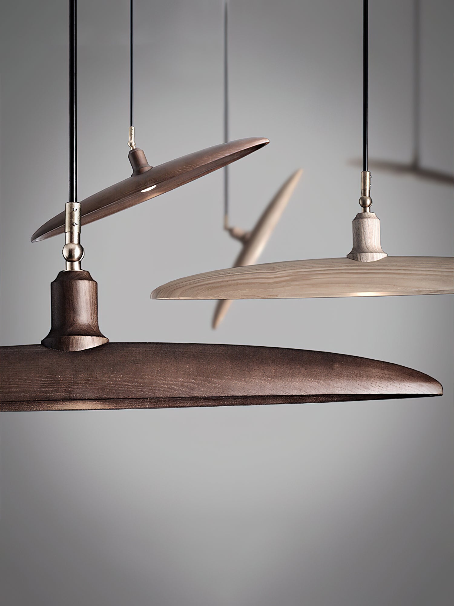 Zelirira Blade Wood Pendant Light-Neutral Decor