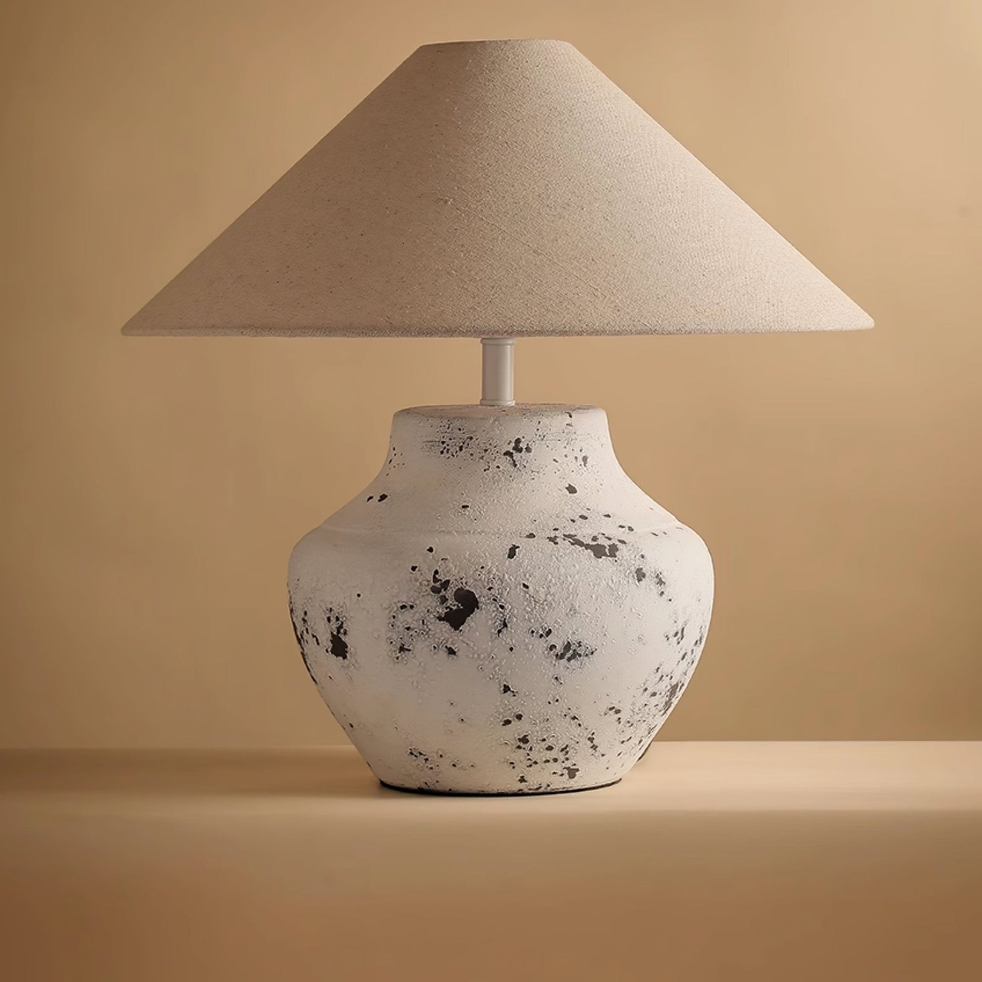 Atticus Modern Ceramics Table Lamp-Neutral Decor