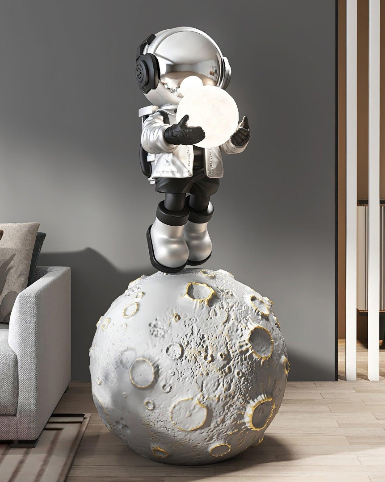 Evelo Modern Resin Floor Lamp-Neutral Decor