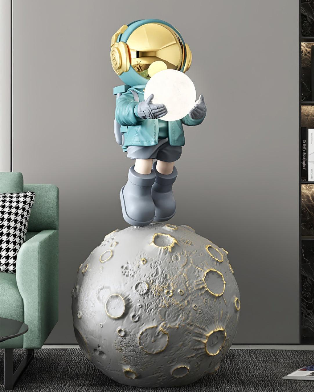 Evelo Modern Resin Floor Lamp-Neutral Decor
