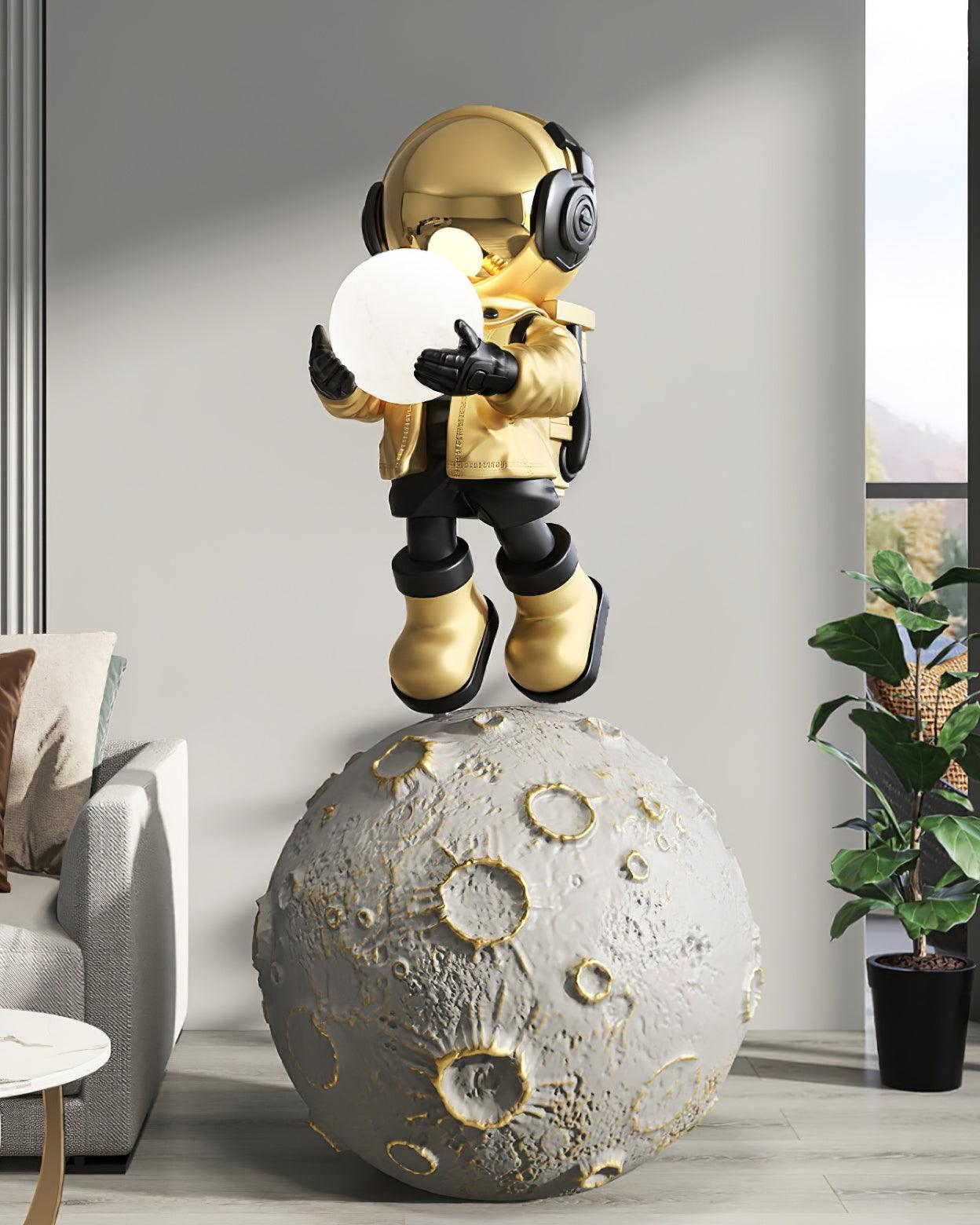 Evelo Modern Resin Floor Lamp-Neutral Decor