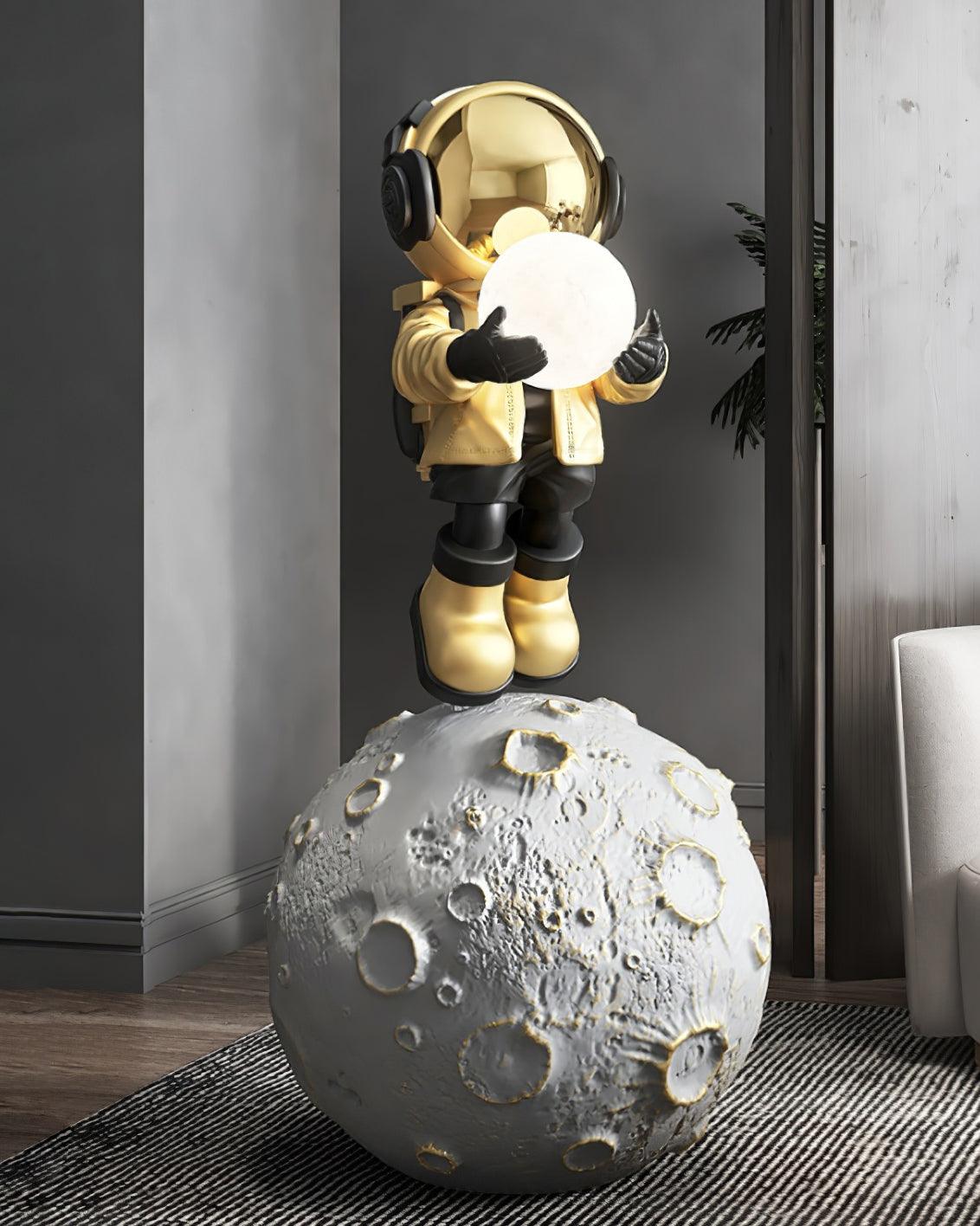 Evelo Modern Resin Floor Lamp-Neutral Decor