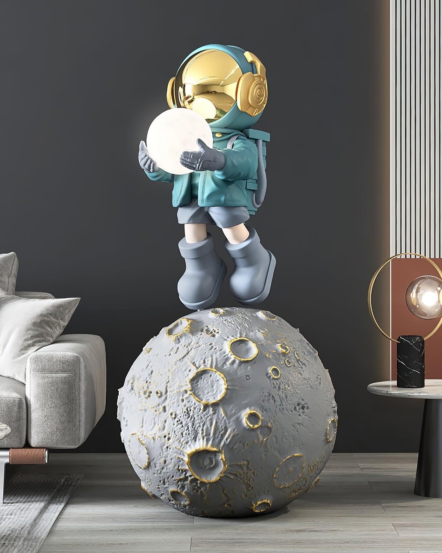 Evelo Modern Resin Floor Lamp-Neutral Decor