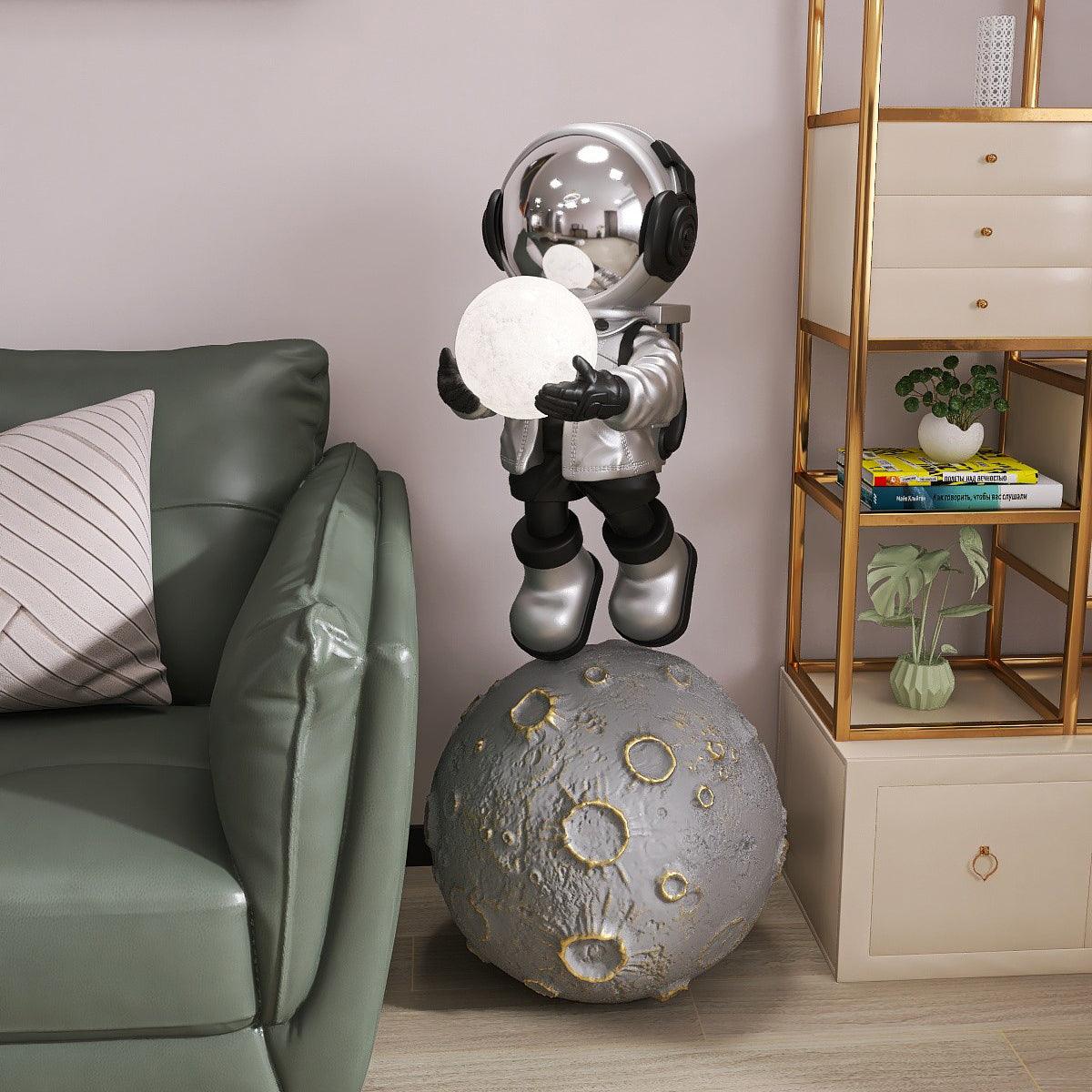 Evelo Modern Resin Floor Lamp-Neutral Decor