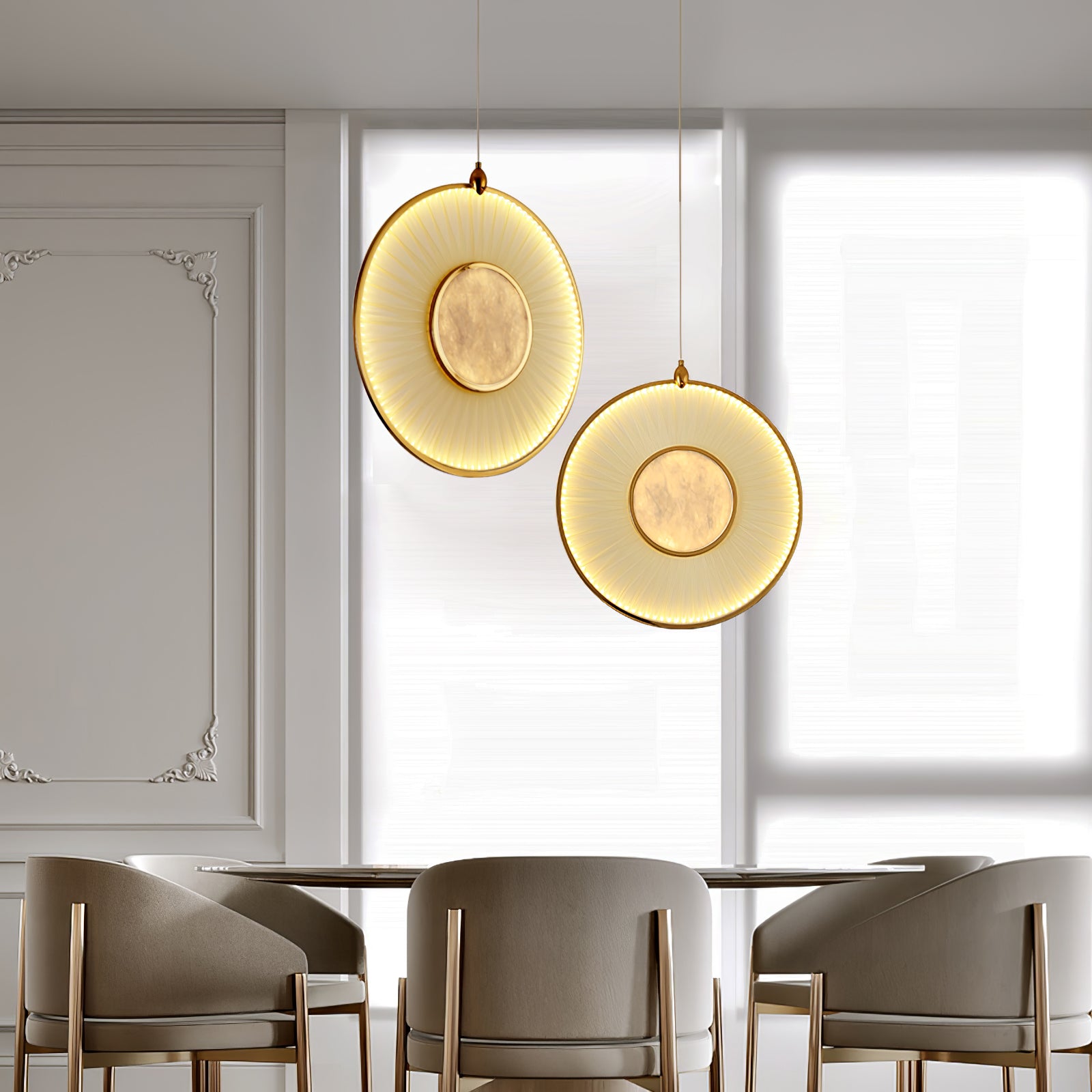 Nolan Modern Pendant Light-Neutral Decor