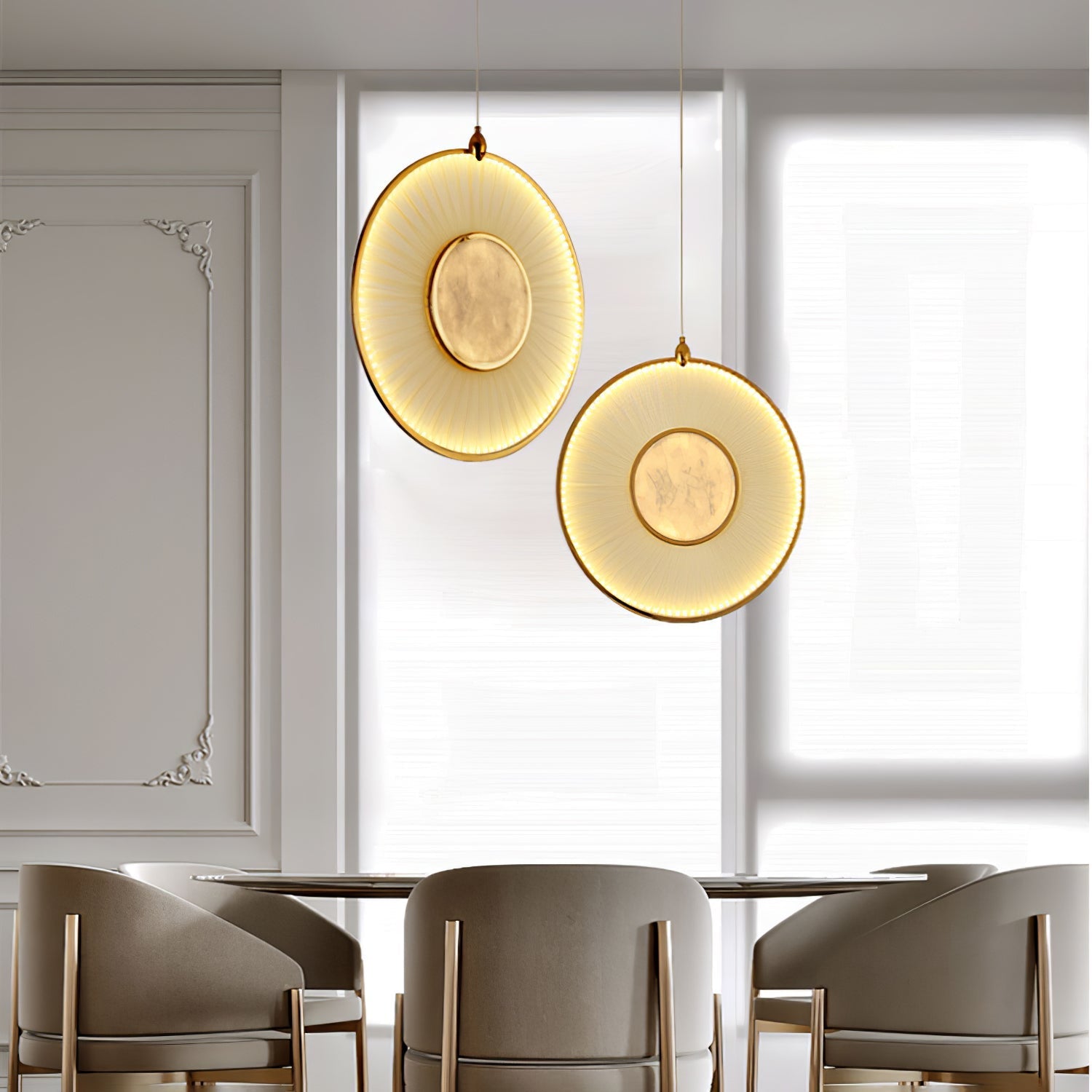 Nolan Modern Pendant Light-Neutral Decor