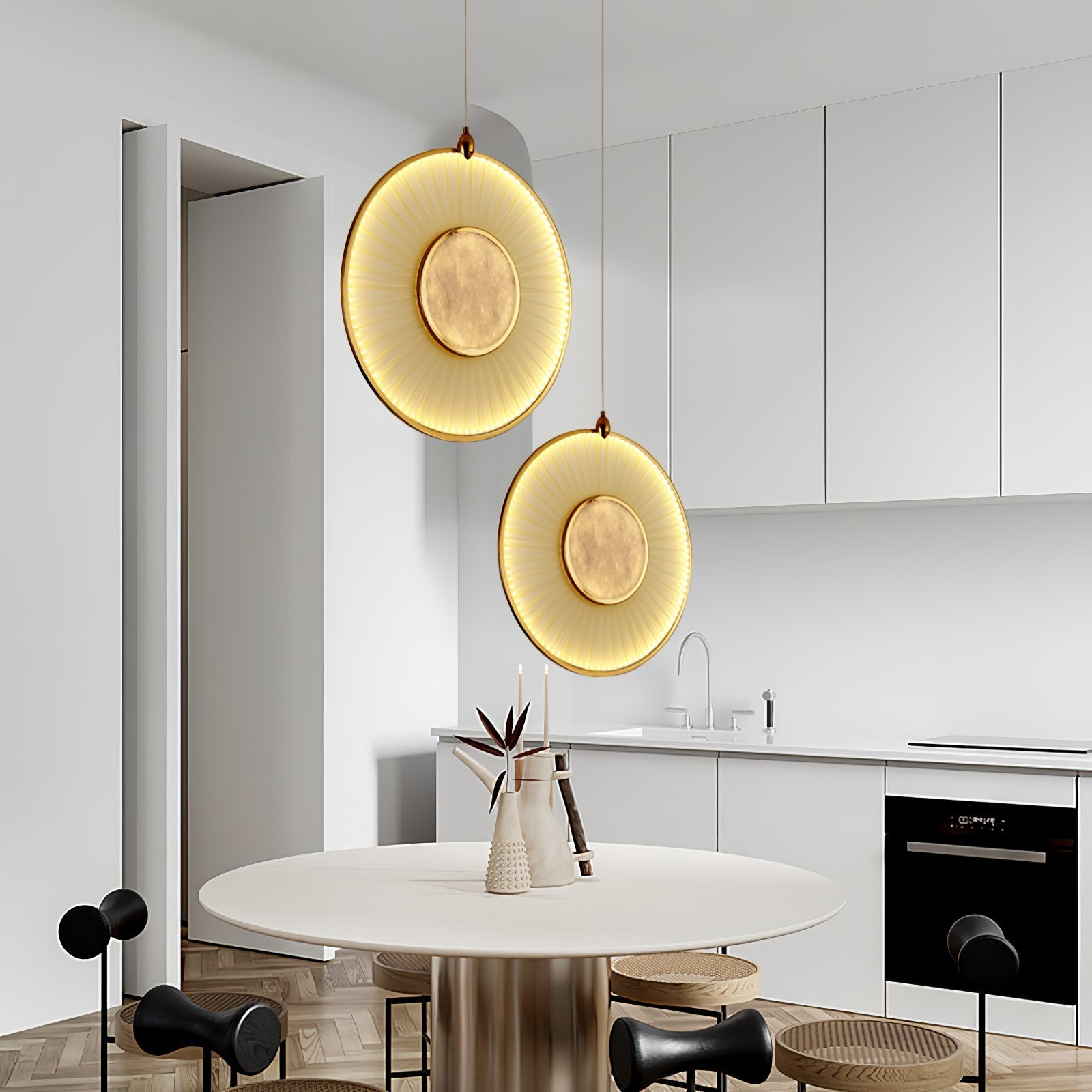 Nolan Modern Pendant Light-Neutral Decor