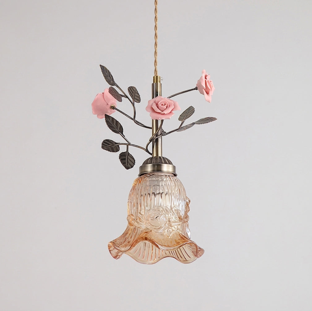 Rosette Pendant Light