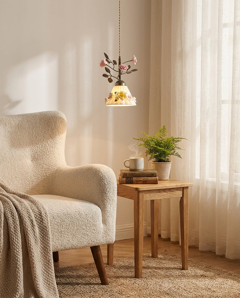 Rosette Pendant Light