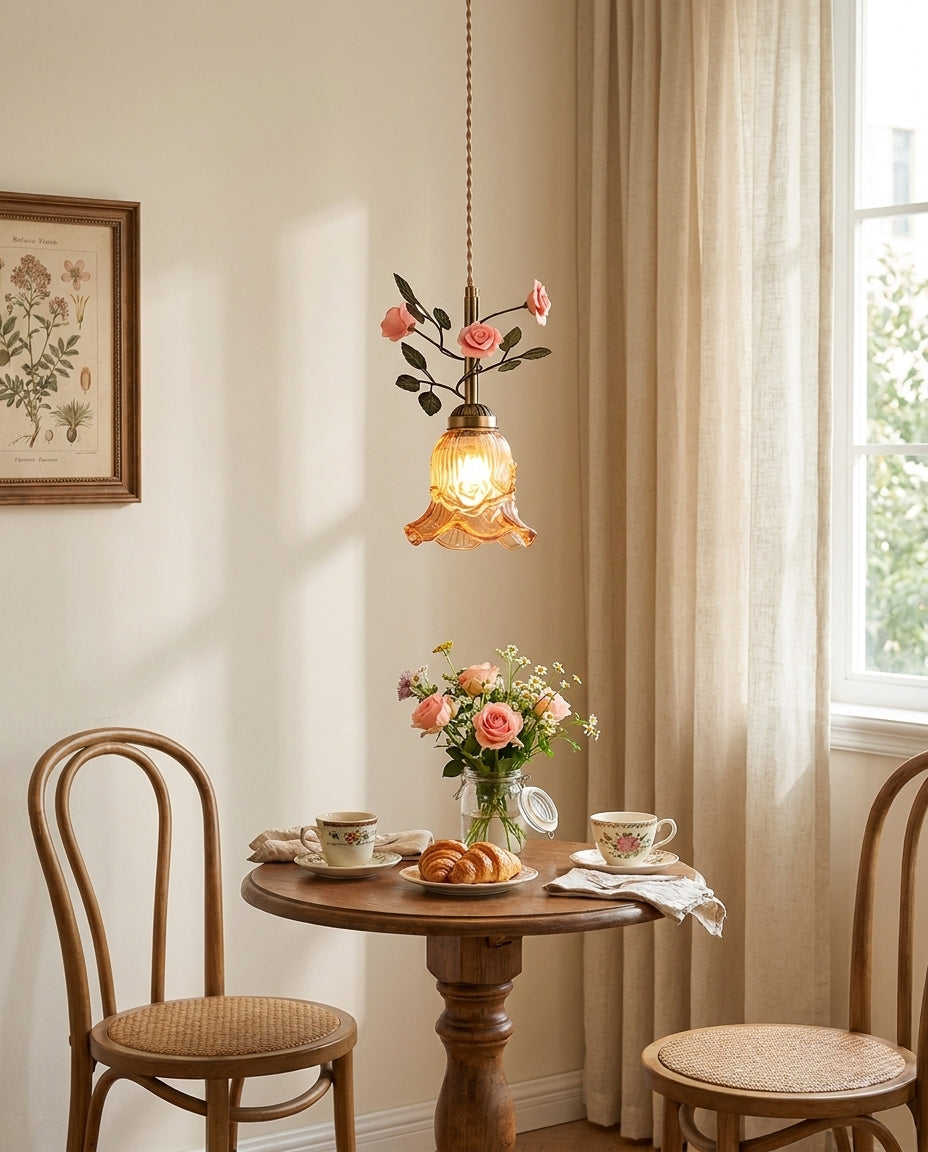 Rosette Pendant Light