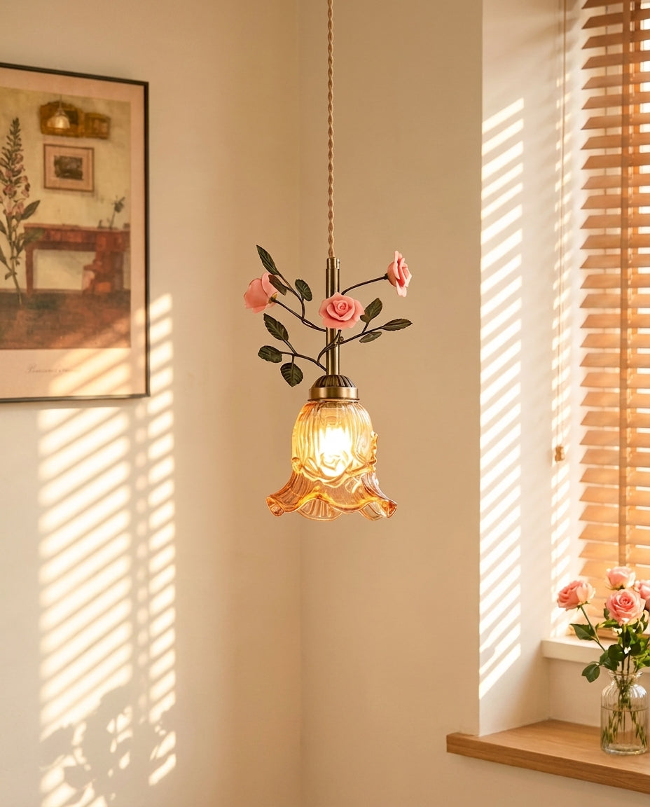 Rosette Pendant Light