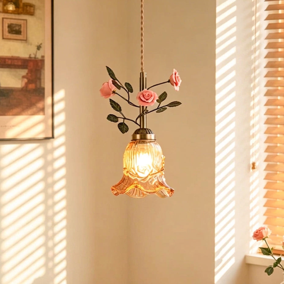 Rosette Pendant Light