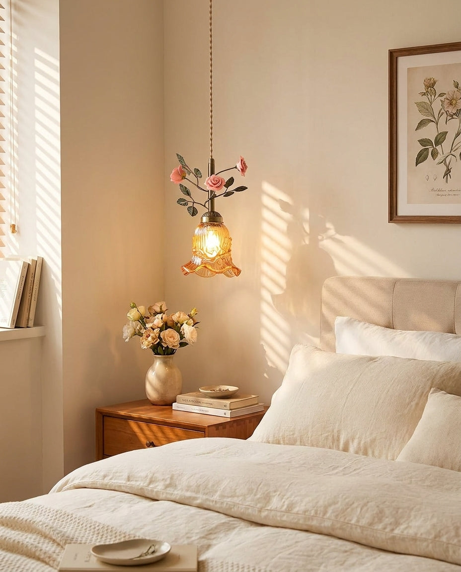 Rosette Pendant Light