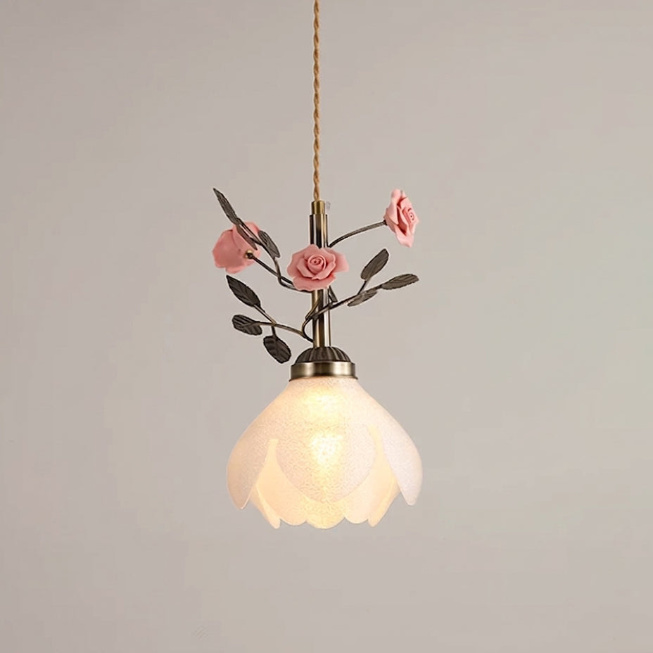 Rosette Pendant Light