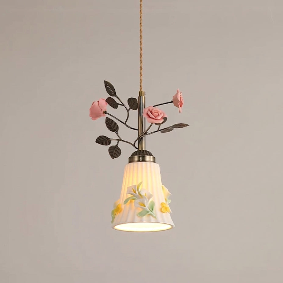 Rosette Pendant Light