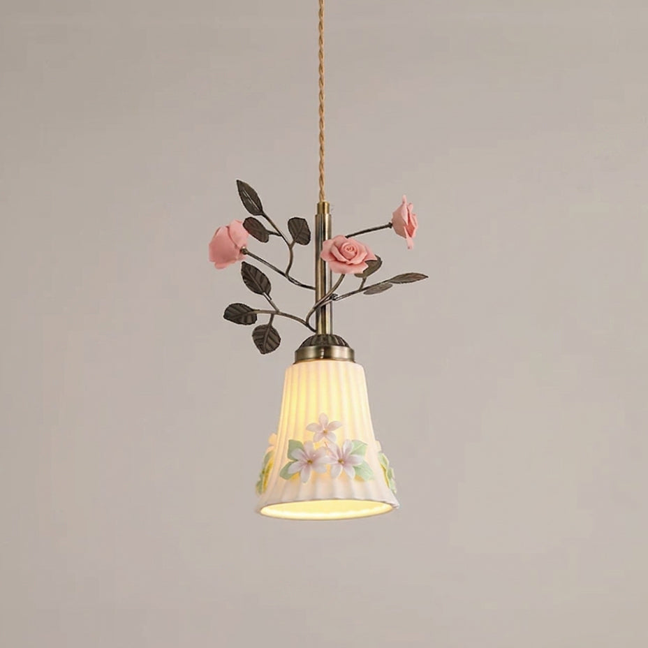 Rosette Pendant Light