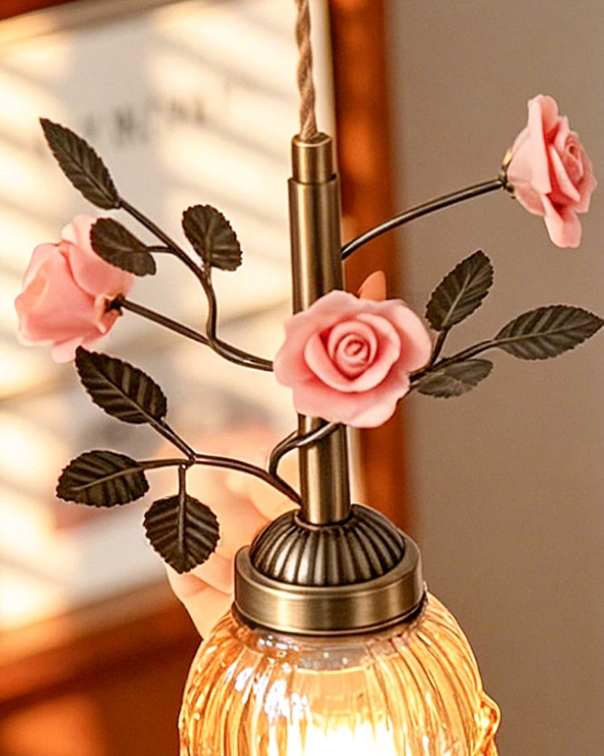Rosette Pendant Light