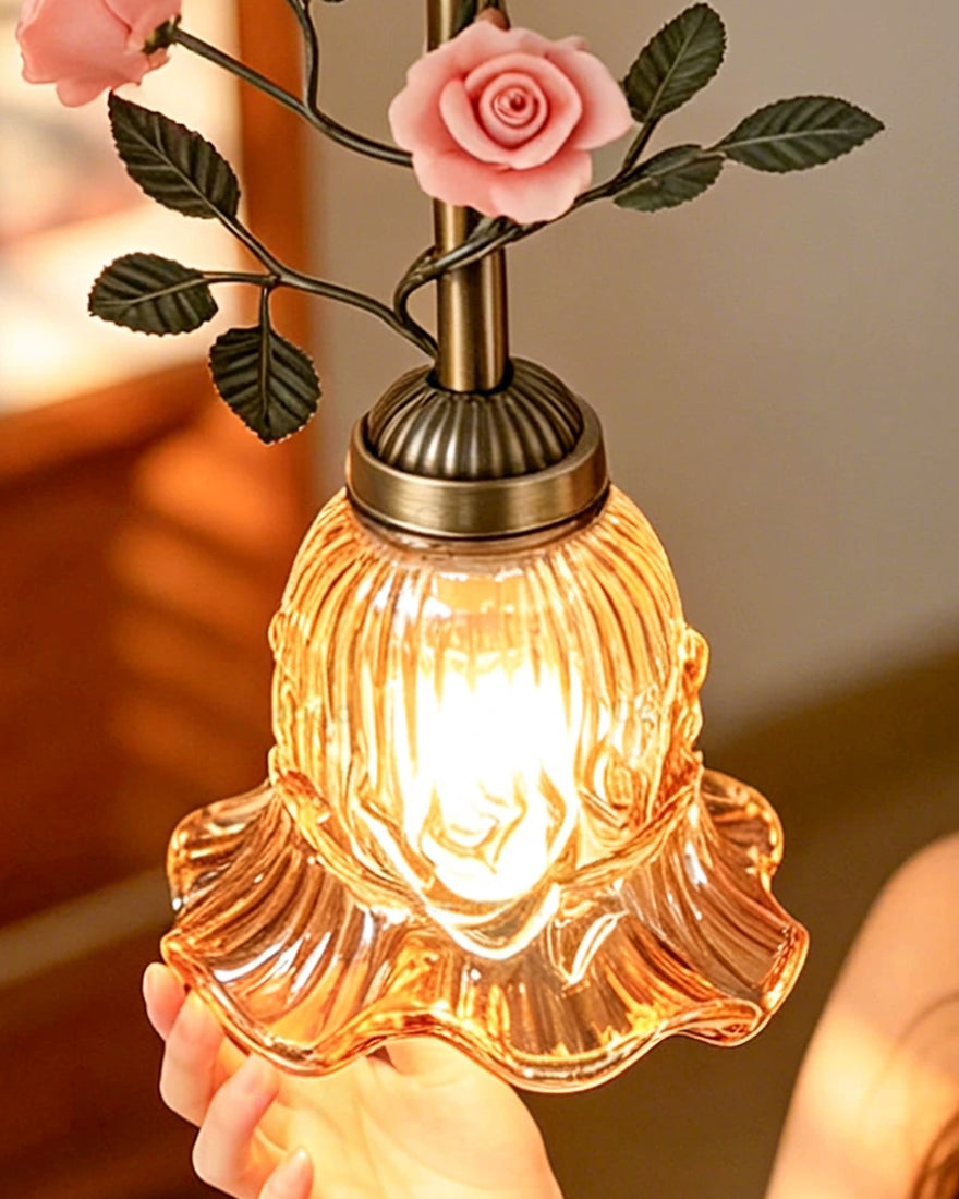 Rosette Pendant Light