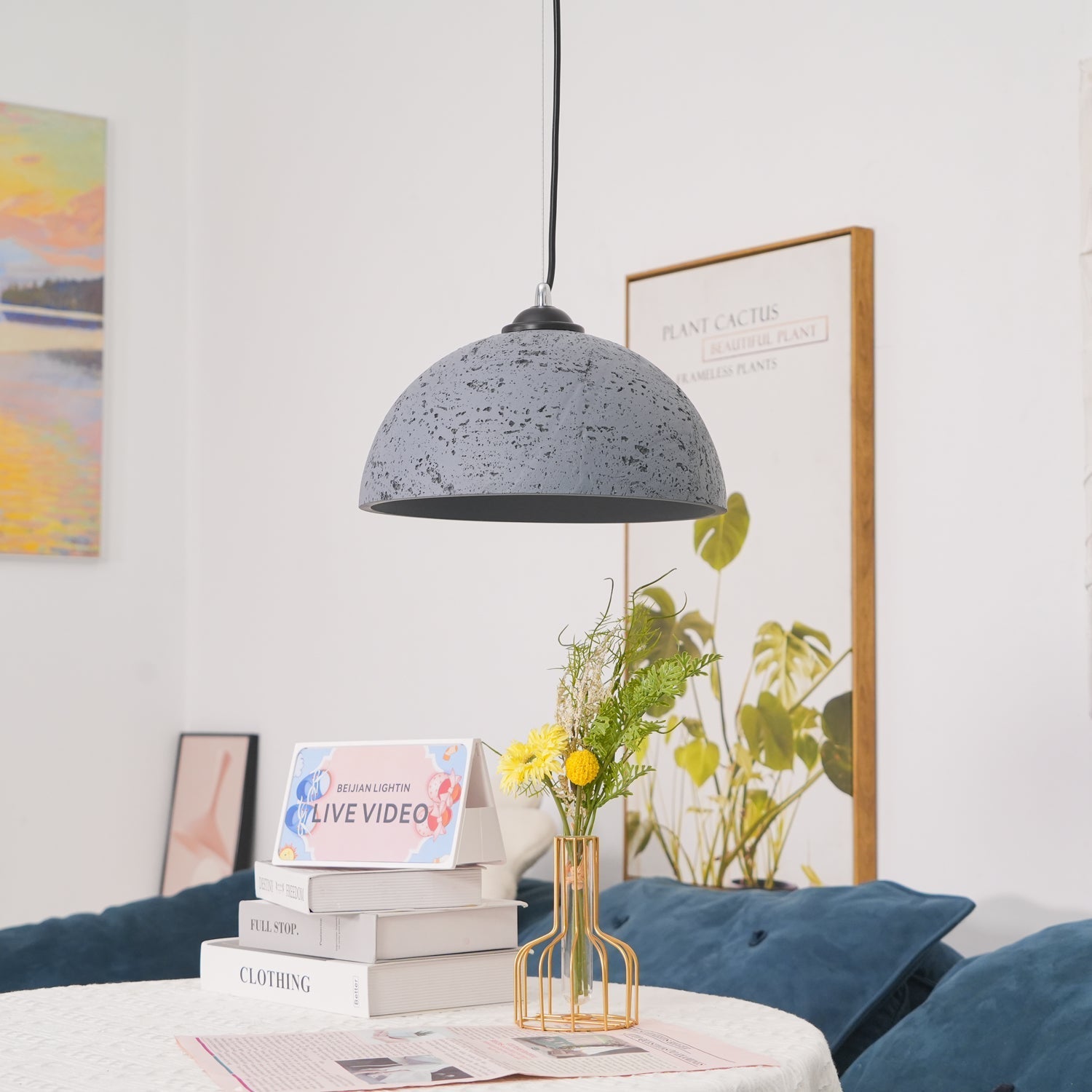 Dar Classic Retro Pendant Light-Neutral Decor
