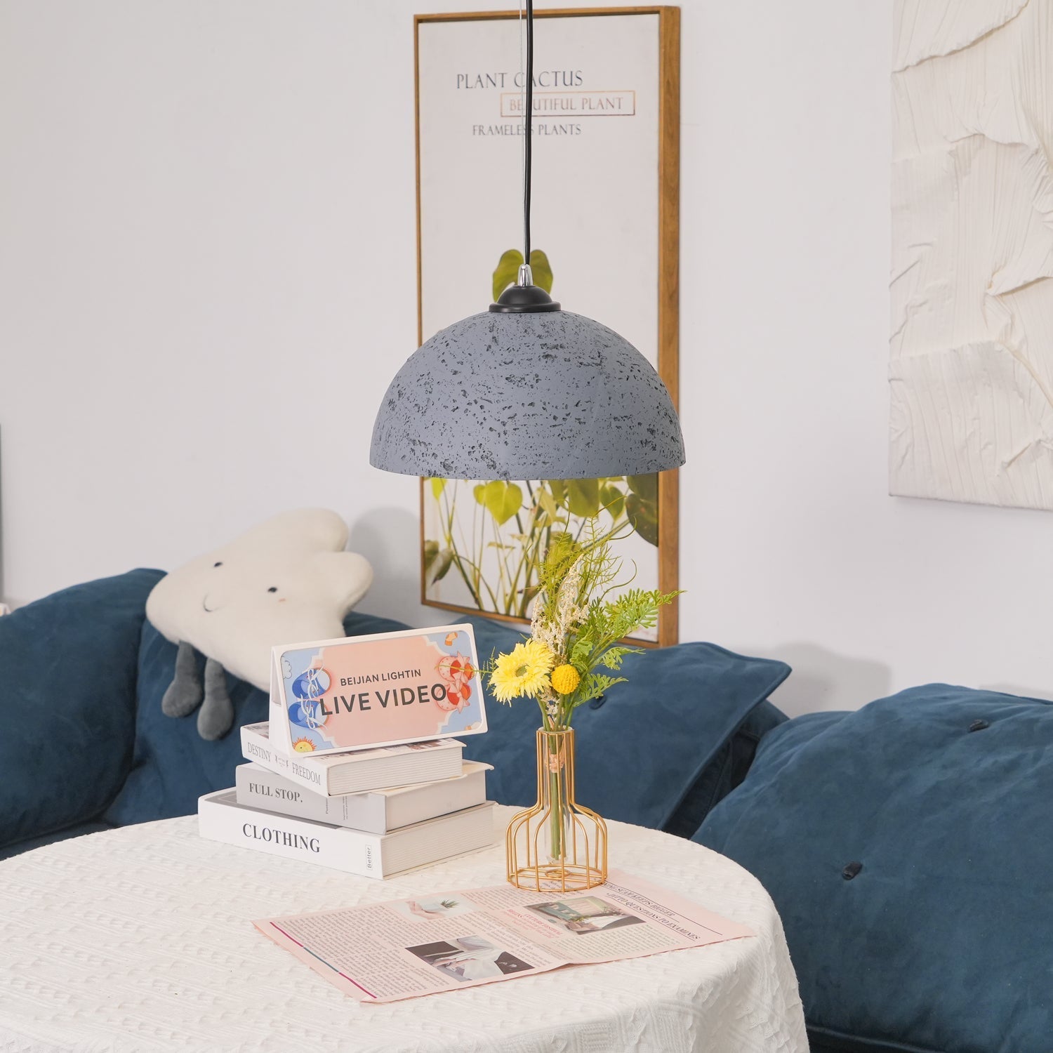 Dar Classic Retro Pendant Light-Neutral Decor