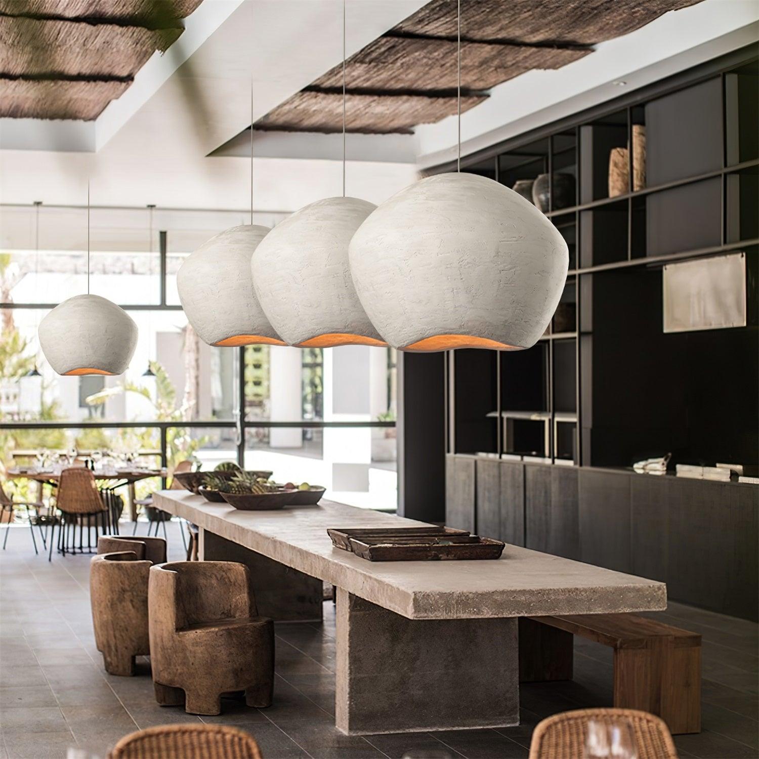 Aursore Modern Minimalist Nordic Dome Composite Pendant Lamp-Neutral Decor