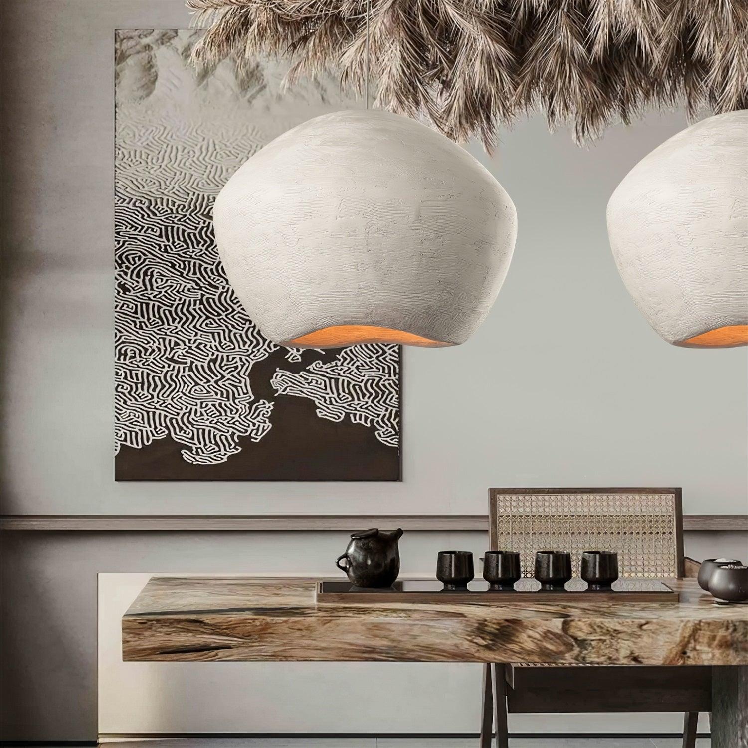 Aursore Modern Minimalist Nordic Dome Composite Pendant Lamp-Neutral Decor