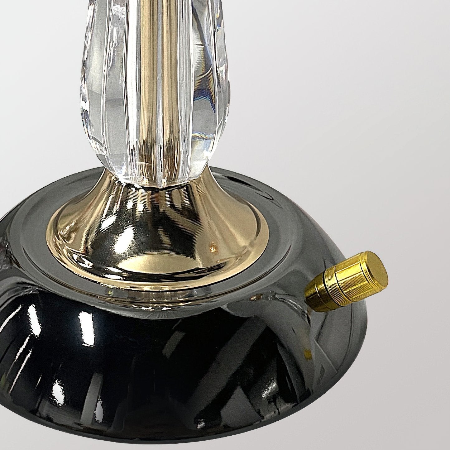 Belle Domed Glass Table Light-Neutral Decor