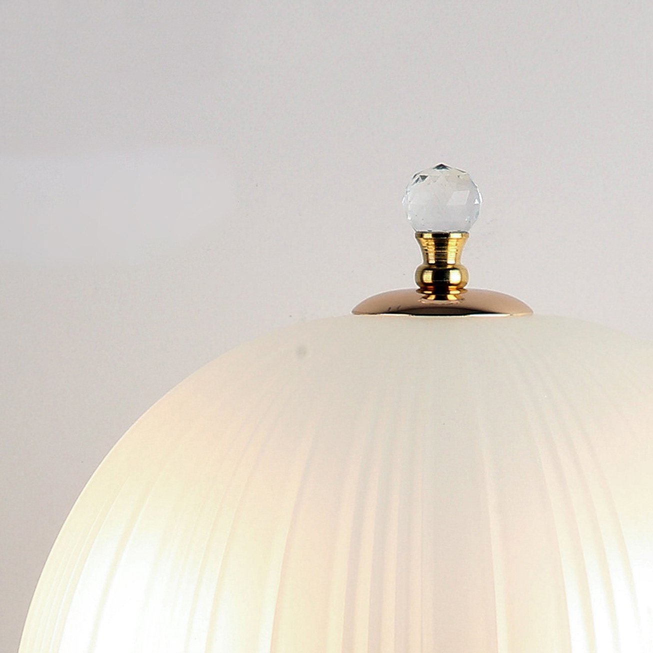Belle Domed Glass Table Light-Neutral Decor