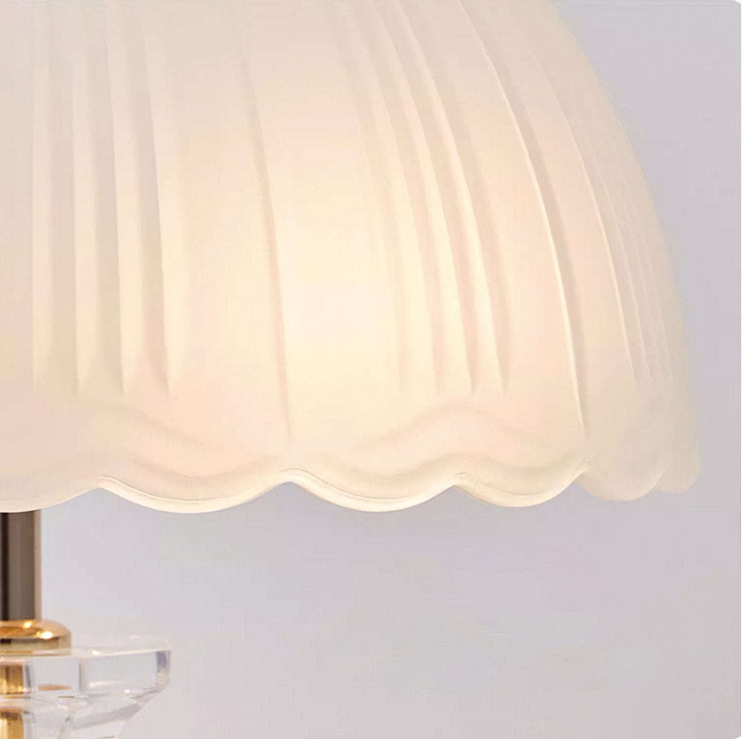 Belle Domed Glass Table Light-Neutral Decor