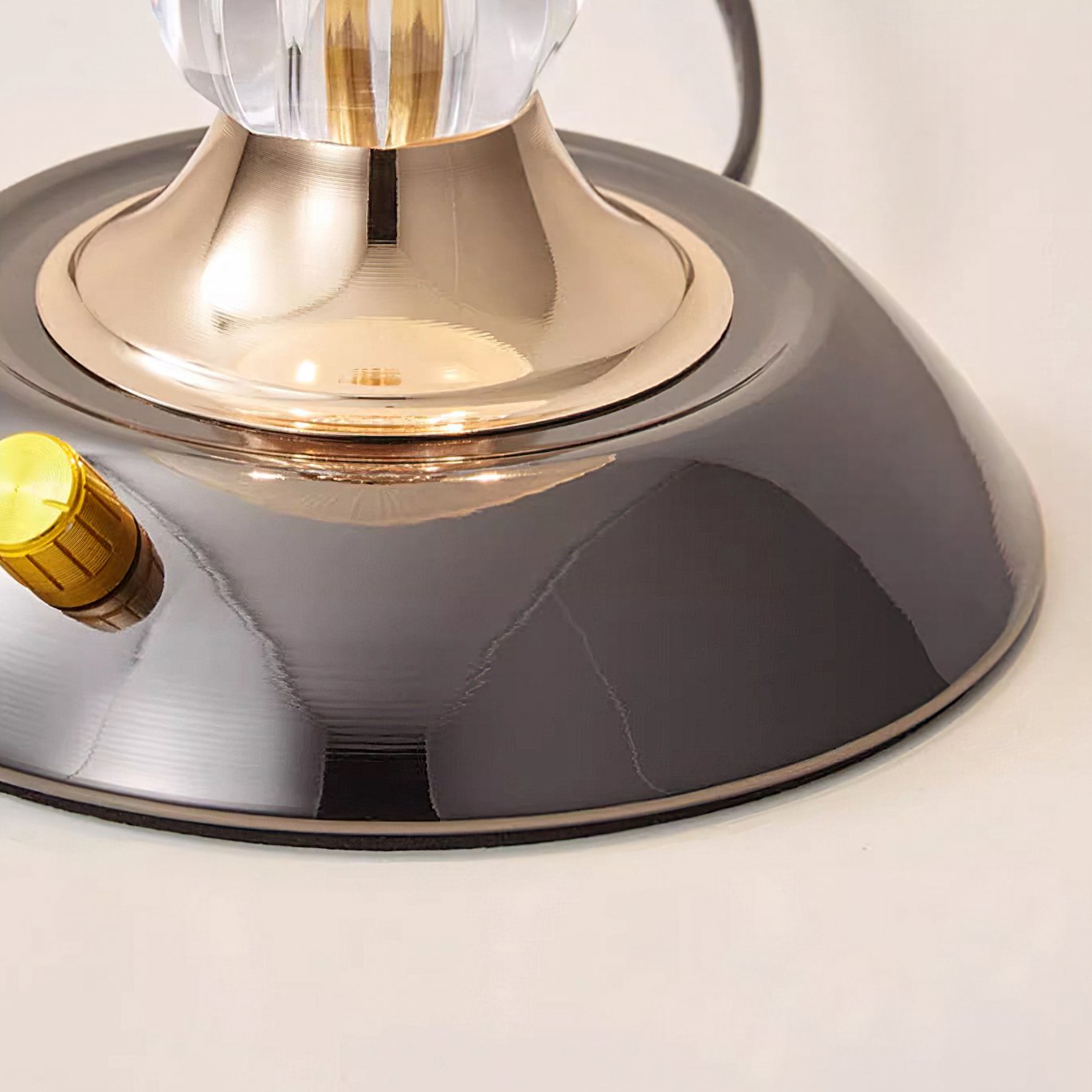 Belle Domed Glass Table Light-Neutral Decor