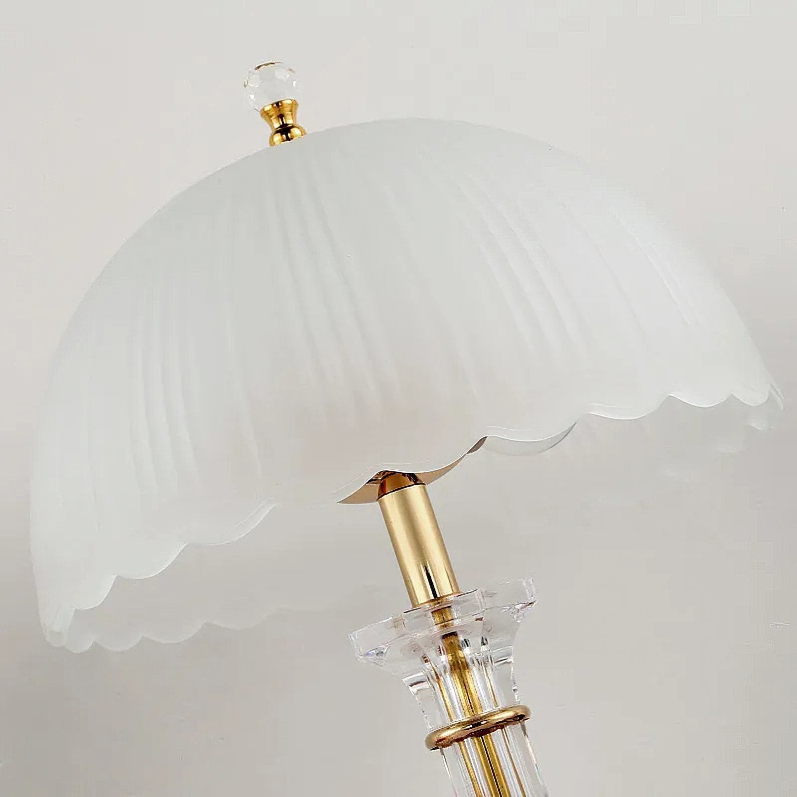 Belle Domed Glass Table Light-Neutral Decor