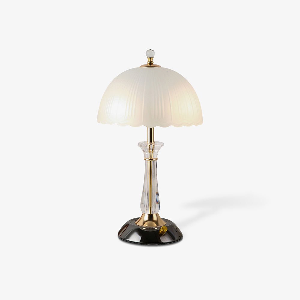 Belle Domed Glass Table Light-Neutral Decor
