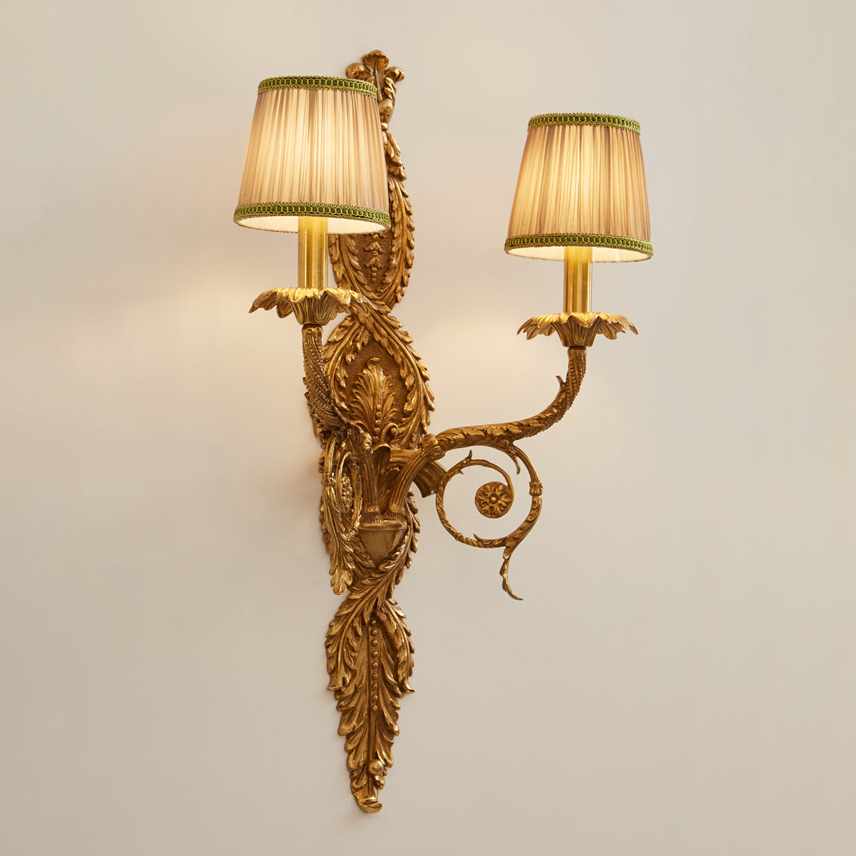 The lamp shown as a decorative accent piece.