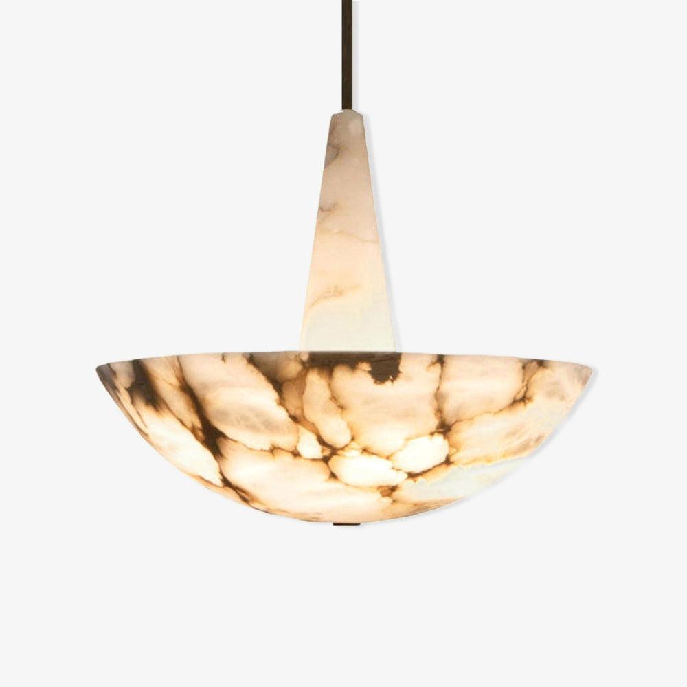 Umiros Alabaster Pendant Light-Neutral Decor