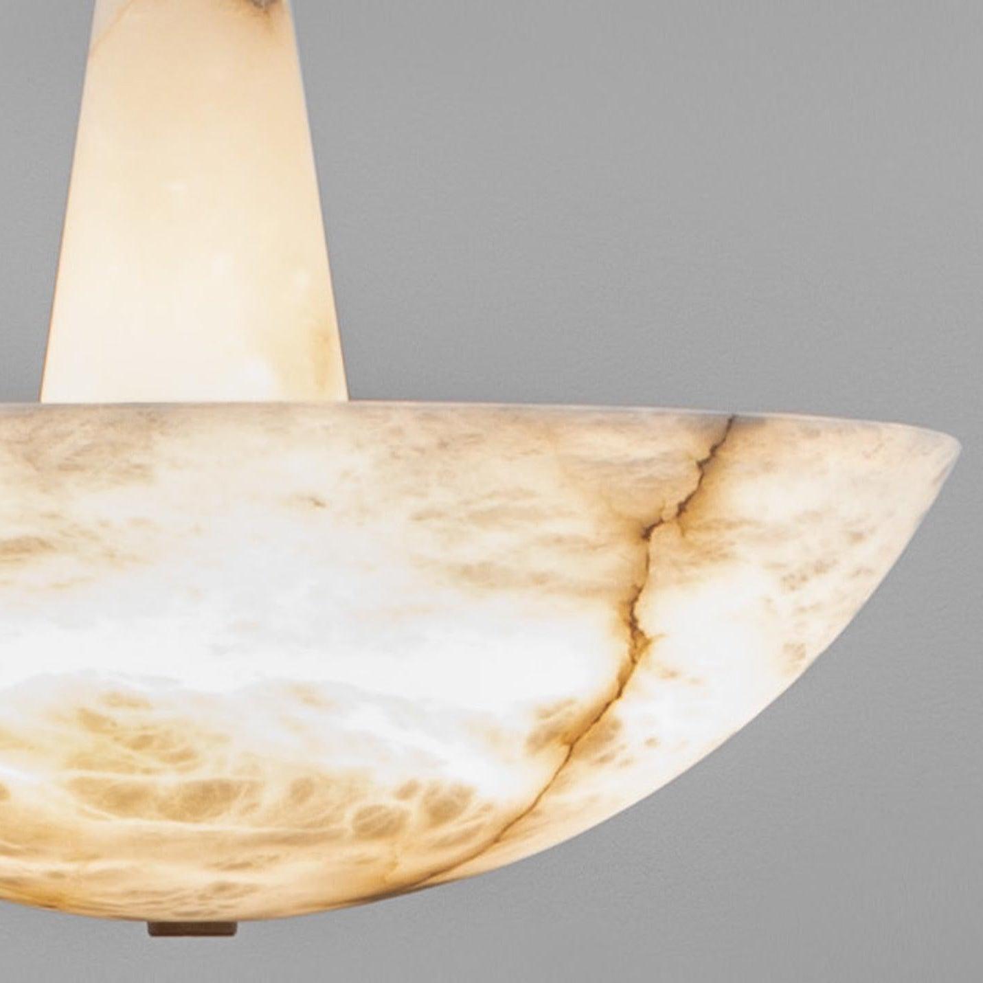 Umiros Alabaster Pendant Light-Neutral Decor